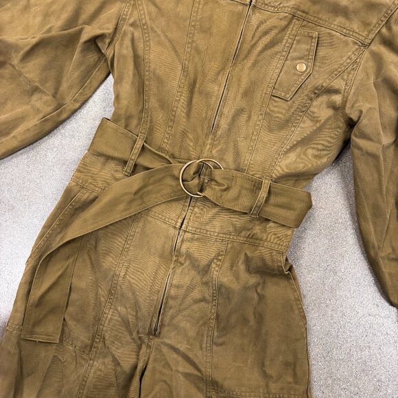 Madewell Tapered-Leg Jumpsuit in Golden Spinach - Picture 8 of 12